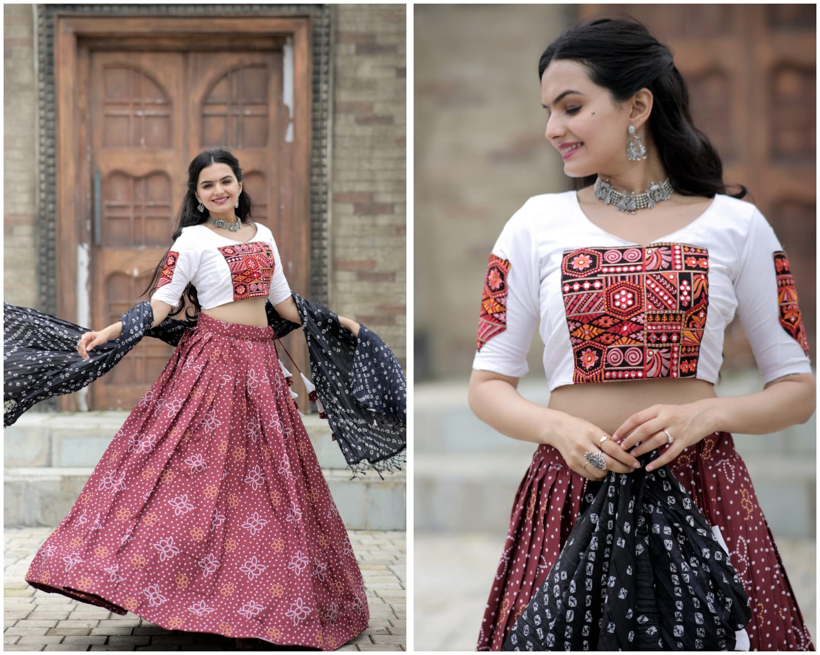 Traditional Wear Maroon Color Digital Print Lehenga Choli