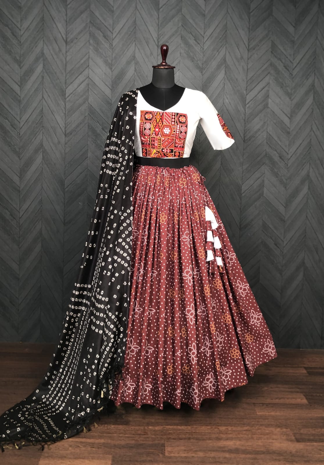 Traditional Wear Maroon Color Digital Print Lehenga Choli