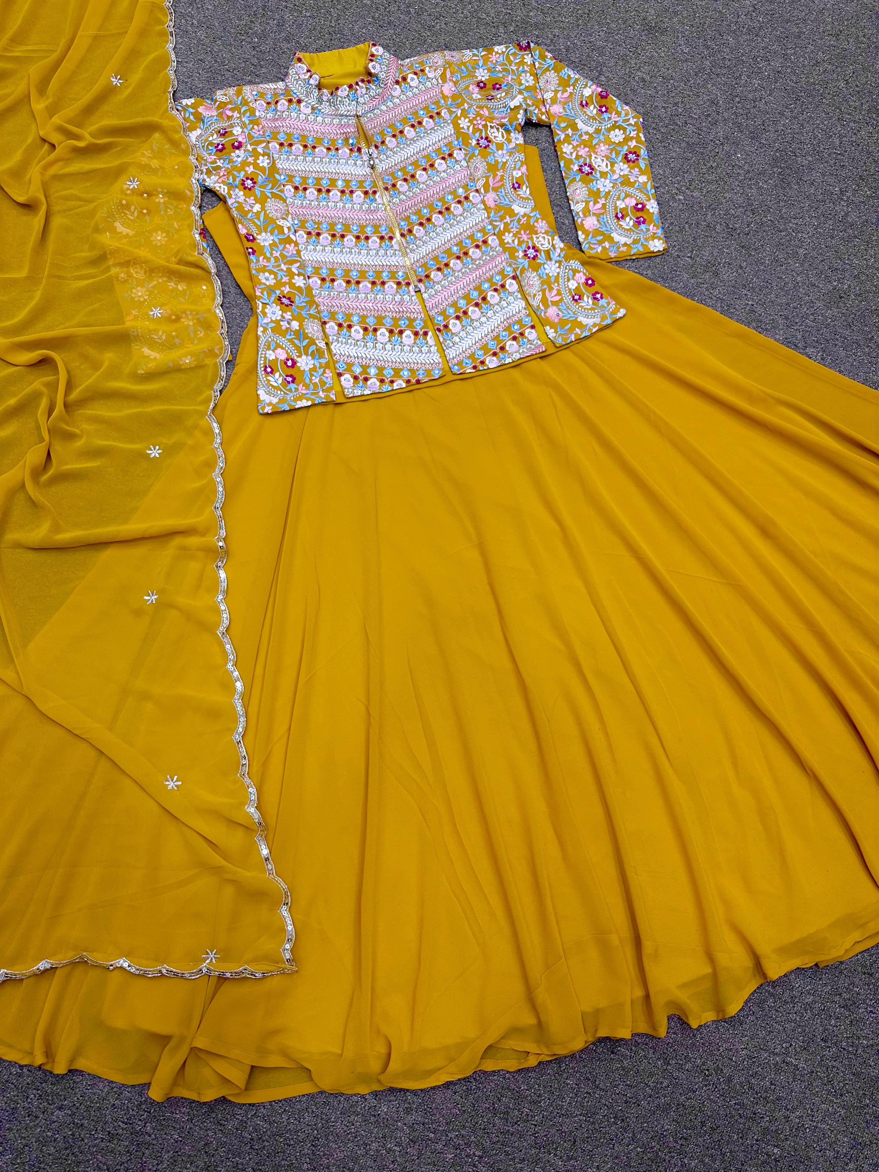 Shop some of your favourite Ridhi Mehra outfits online and get them  delivered within 7 days + pay cas… | Indian gowns dresses, Indian designer  outfits, Lehnga dress