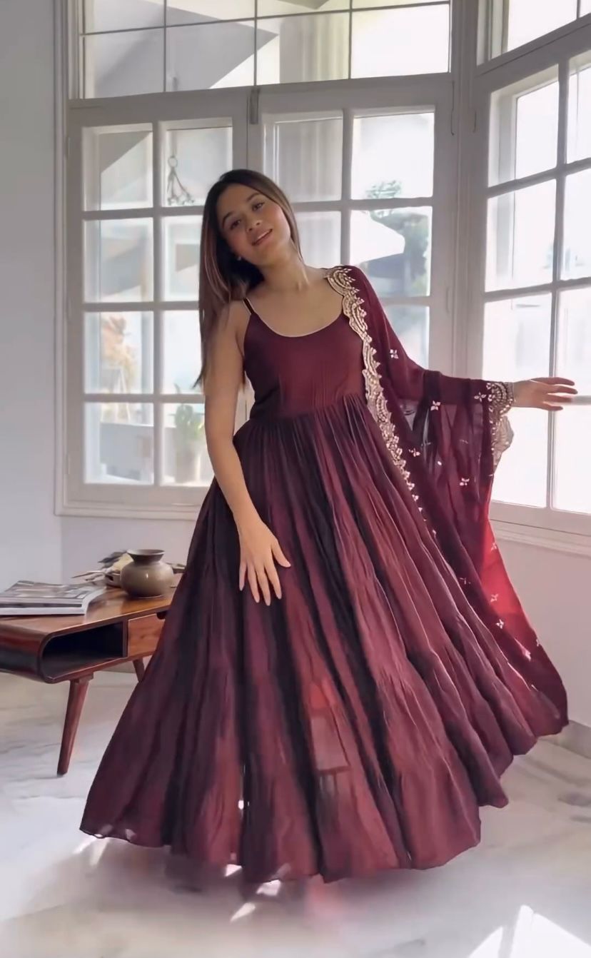Floor Length Anarkali Gown 2024