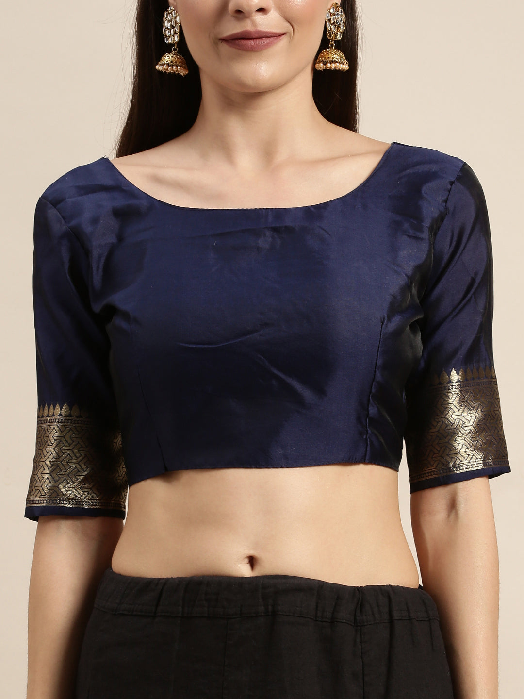 Designer Blue Color Banarasi Silk Saree