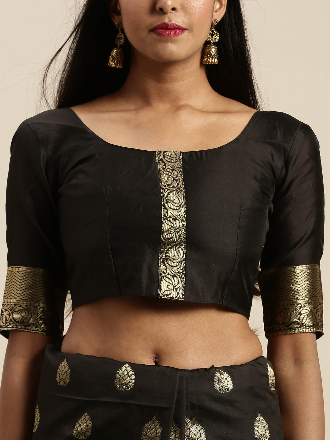 Wonderful Brown Color Banarasi Silk Saree