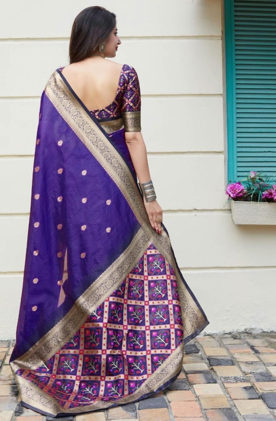 Elegant Purple Color Soft Silk Saree